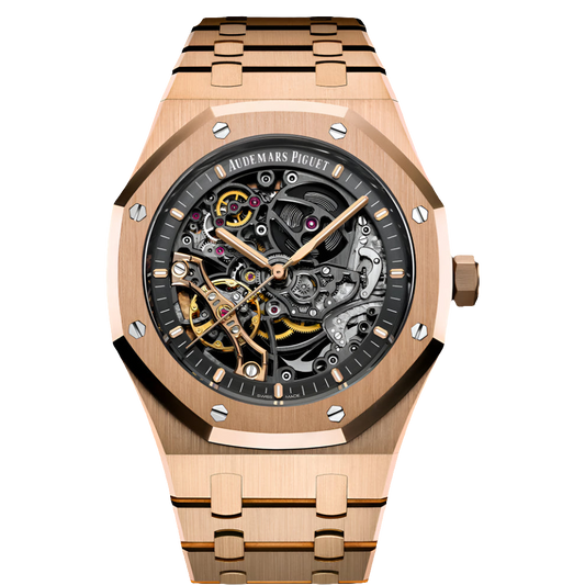 Audamers Piquet Royal Oak Rose Gold Skeleton self-winding