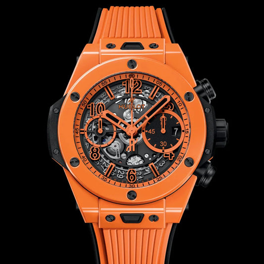 HUBLOT BIG BANG UNICO ORANGE CERAMIC 45 MM