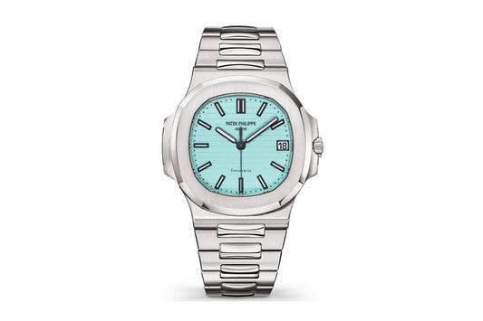 Blue Tiffany Dial x Patek Philippe Nautilus